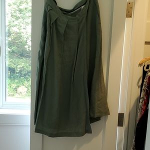 Zara green coulatte pants